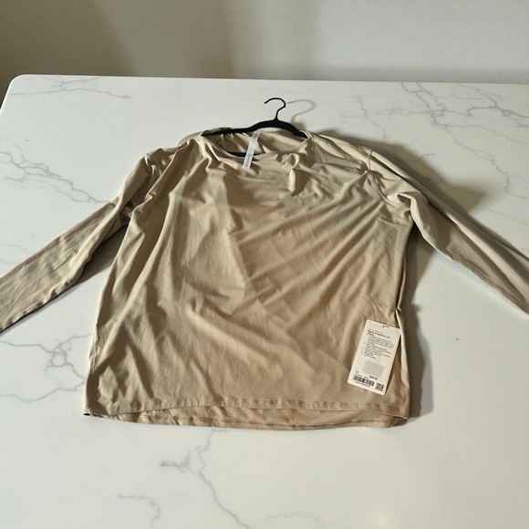 Lululemon Athletica Back in Action Long Sleeve Shirt Rulu (Size 12) - Picture 6 of 7